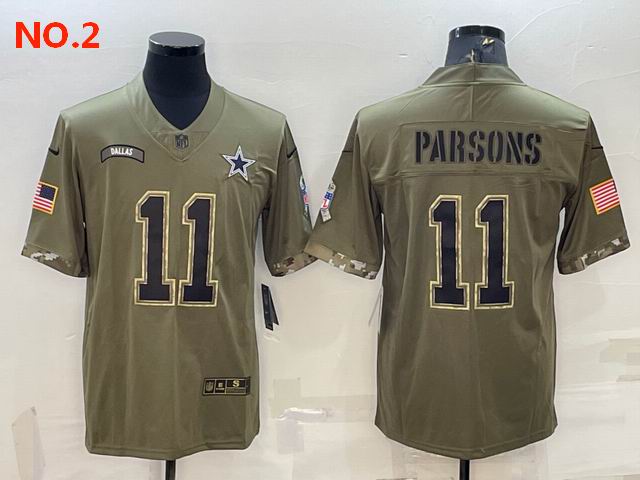 Men's Dallas Cowboys #11 Micah Parsons Jerseys NO.2;